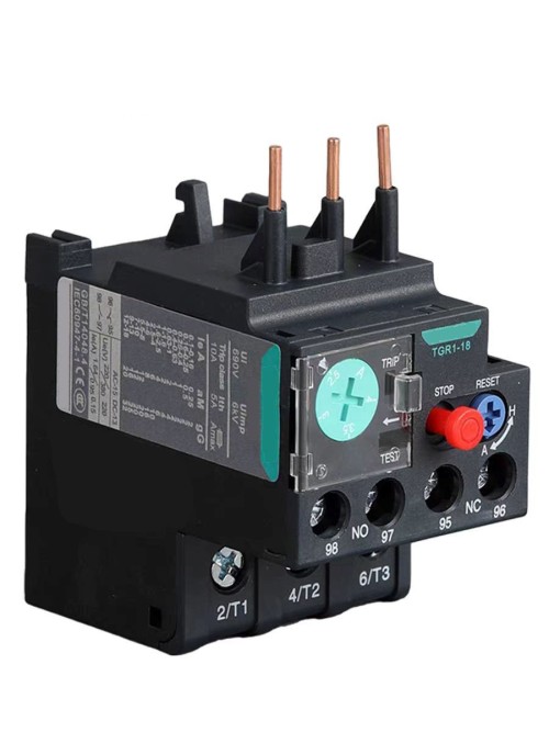 Reliable thermal overload relay for motor protection